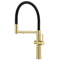 Кухонний змішувач Fabiano FKM 3131 Light Gold з підключенням до фільтрованої води Золото (8231.403.1979)