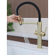 Кухонный смеситель Fabiano FKM 3131 Light Gold с подключением к фильтрованной воде Золото (8231.403.1979) Кухонный смеситель Fabiano FKM 3131 Light Gold с подключением к фильтрованной воде Золото (8231.403.1979)