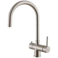 Кухонний змішувач Fabiano FKM 315 SS Inox з підключенням до фільтрованої води Нержавіюча сталь (8231.401.0226)