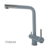 Кухонний змішувач Fabiano FKM 317 SS Titanium з підключенням до фільтрованої води Титановий (8231.401.0264)