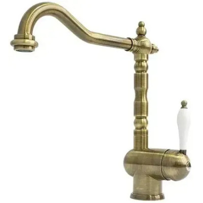 Кухонный смеситель Fabiano FKM 37 Brass Antique Латунь (8232.403.0343)