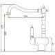 Кухонный смеситель Fabiano FKM 37 Brass Antique Латунь (8232.403.0343)