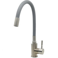 Кухонный смеситель Fabiano FKM 56 SS Flex Inox (Grey) Нержавеющая сталь, серый (8232.401.1447)