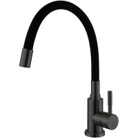 Кухонный смеситель Fabiano FKM 56 SS Flex Nano Graphite Графит (8232.401.1666)
