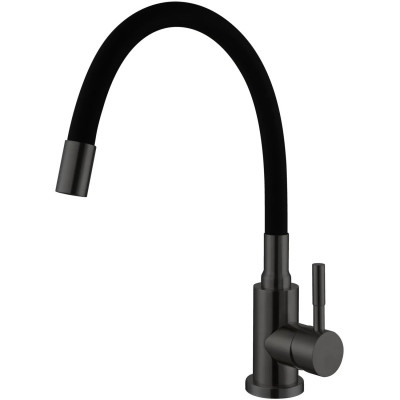 Кухонный смеситель Fabiano FKM 56 SS Flex Nano Graphite Графит (8232.401.1666)