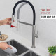 Кухонный смеситель Fabiano FKM 68P SS Inox Нержавеющая сталь (8232.401.1020)