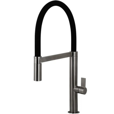Кухонный смеситель Fabiano FKM 68P SS Nano Graphite Графит (8232.401.1021)