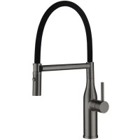 Кухонний змішувач Fabiano FKM 70P Black steel Графіт (8232.403.1542)