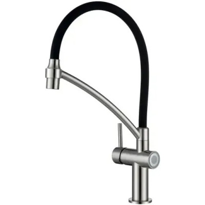 Кухонный смеситель Fabiano FKMS 60 Inox Нержавеющая сталь, сенсорный (8232.403.0757)