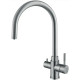 Кухонный смеситель Fabiano SKFC 90 ST Inox с подключением к фильтрованной воде Нержавеющая сталь (8232.401.0952)
