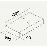 Воздуховод прямоугольный Falmec KACL.352