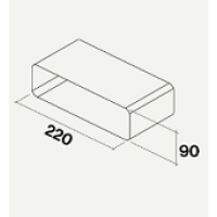 Переходник прямоугольный Falmec KACL.356