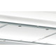 Острівна кухонна витяжка Falmec LUX isola 90 inox vetro chiaro (800) Нержавіюча сталь і біле скло
