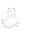 Пристінна кухонна витяжка Falmec GINEVRA BOSTON 90 antracite (600) Антрацит