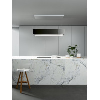 Островная кухонная вытяжка Falmec Levante 120 Черное стекло