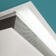 Острівна кухонна витяжка Falmec ECLISSE soffitto 120 inox vetro Bianco Білий