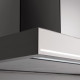 Пристенная кухонная вытяжка Falmec BLADE 90 inox vetro bianco (800) Нержавеющая сталь и белое стекло