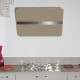 Пристінна кухонна витяжка Falmec FLIPPER 85 vetro grigio (800) сіре матове скло