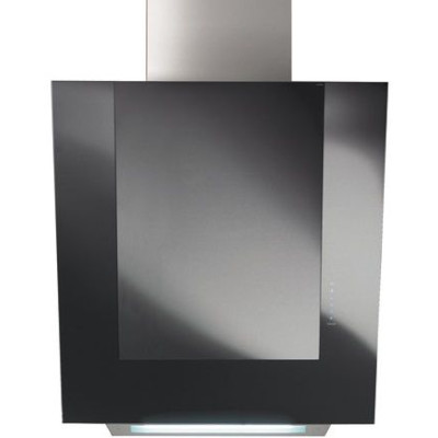 Пристінна кухонна витяжка Falmec Silence ARIA NRS 80 inox vetro nero (800) Чорний