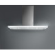 Пристінна кухонна витяжка Falmec LUX 90 IX vetro chiaro (800) Нержавіюча сталь/загартоване скло