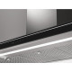Пристінна кухонна витяжка Falmec Silence LUMINA NRS 120 inox vetro nero (800) Нержавіюча сталь/Чорне скло