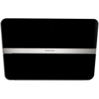 Пристінна кухонна витяжка Falmec FLIPPER NRS Silence 85 inox vetro nero (800) чорне скло