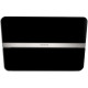 Пристінна кухонна витяжка Falmec FLIPPER NRS Silence 85 inox vetro nero (800) чорне скло