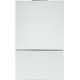 Пристінна кухонна витяжка Falmec GHOST 60 inox vetro bianco (600) Нержавіюча сталь / білий