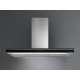 Пристенная кухонная вытяжка Falmec LUCE 90 inox vetro nero (800) Нержавеющая сталь черное стекло
