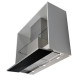 Встраиваемая кухонная вытяжка Falmec MOVE 90 inox vetro nero (800) Нержавеющая сталь, черное стекло