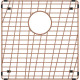 Защитная сетка Franke нержавеющая сталь PVD, 391х401 мм, copper (112.0655.468)