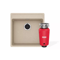 Комплект Franke мойка MRG 610-52 TL бежевый + SLIM 50 измельчитель пищевих отходов (114.0763.937)