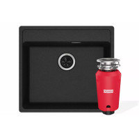 Комплект Franke мойка MRG 610-52 TL Оникс + SLIM 50 измельчитель пищевих отходов (114.0763.940)
