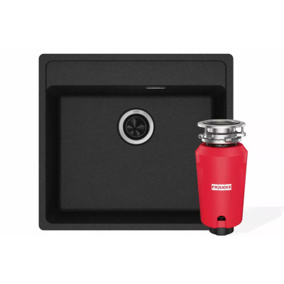 Комплект Franke мойка MRG 610-52 TL Оникс + SLIM 50 измельчитель пищевих отходов (114.0763.940)