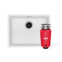 Комплект Franke мойка MRG 110-52 Белый + SLIM 50 измельчитель пищевих отходов (125.0763.920)