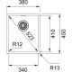 Кухонная мойка с нержавеющей стали Franke BXX 210/110-34 (127.0369.056)