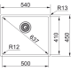 Кухонная мойка с нержавеющей стали Franke BXX 210/110-50 (127.0369.282)