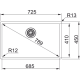 Кухонная мойка с нержавеющей стали Franke BXX 210/110-68 (127.0369.284)