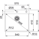 Кухонная мойка с нержавеющей стали Franke BXX 210-54 TL (127.0369.295)