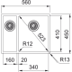 Кухонная мойка с нержавеющей стали Franke BXX 260/160-34-16 (127.0369.916)