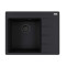 Каменная кухонная мойка Franke CNG 611-62 TL Black Edition Черный матовый, крыло справа (114.0699.242)