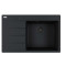 Кам'яна кухонна мийка Franke CNG 611-78 TL Black Edition Чорний матовий, крило зліва (114.0699.238)