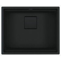 Кам'яна кухонна мийка Franke KNG 110-52 Black Edition Чорний матовий, під стільницю (125.0732.283)