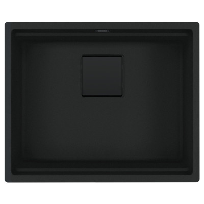 Каменная кухонная мойка Franke KNG 110-52 Black Edition Черный матовый, под столешницу (125.0732.283)