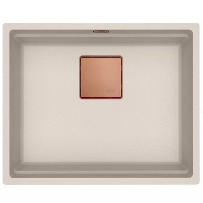 Каменная кухонная мойка Franke KNG 110-52 Copper Edition Сахара, под столешницу (125.0762.028)