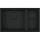 Каменная кухонная мойка Franke KNG 120 Black Edition Черный матовый, под столешницу (125.0750.763)