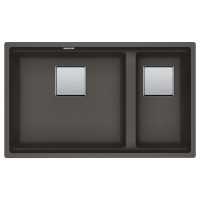 Каменная кухонная мойка Franke KNG 120 Серый сланец, под столешницу (125.0716.660)