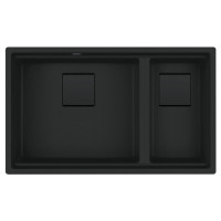 Кам'яна кухонна мийка Franke KNG 120 Black Edition Чорний матовий, під стільницю (125.0732.285)