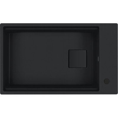 Каменная кухонная мойка Franke KNG PRO 110-62 Black Edition Черный матовый, под столешницу (125.0750.496)