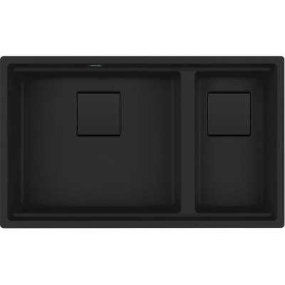 Каменная кухонная мойка Franke KNG PRO 120 Black Edition Черный матовый, под столешницу (125.0750.515)